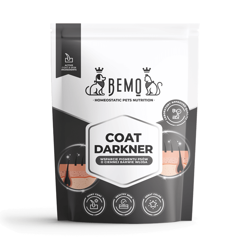 DUNCHO Coat Darkner - doplnok na zvýraznenie tmavej farby srsti psov 500g